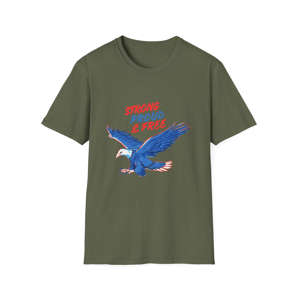 Strong, Proud & Free Eagle T-Shirt